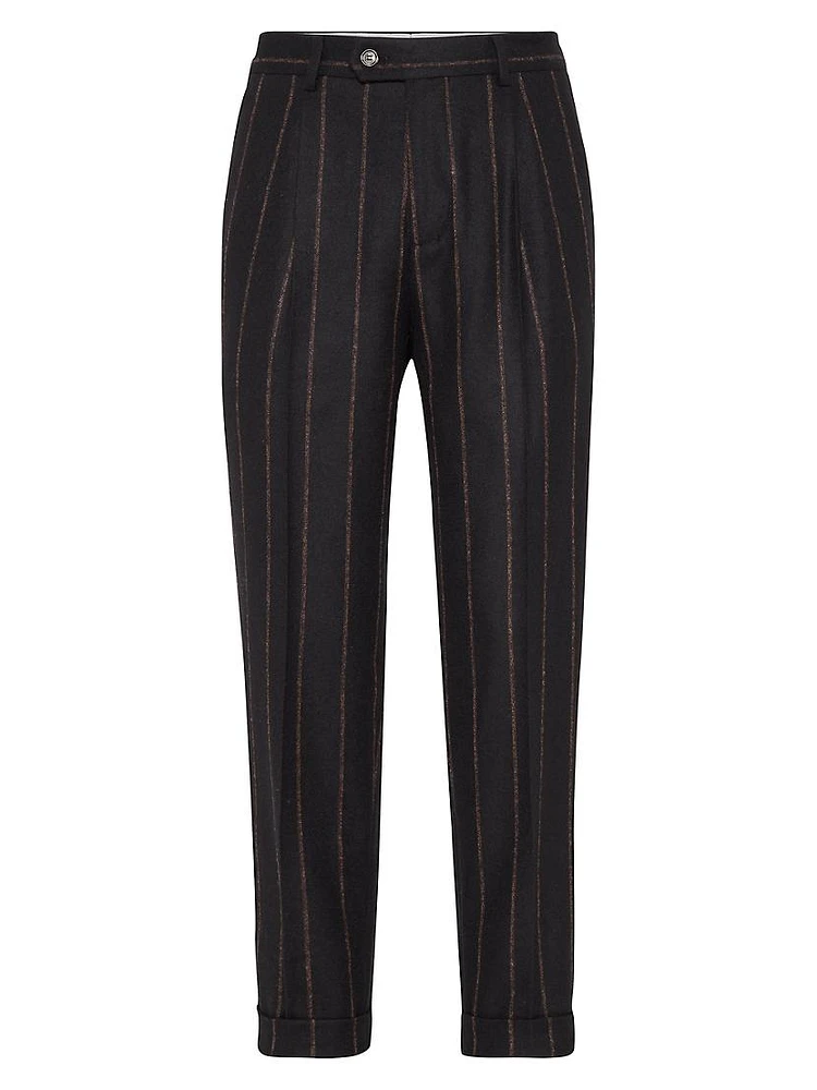 Alpaca and Wool Wide Fit Trousers