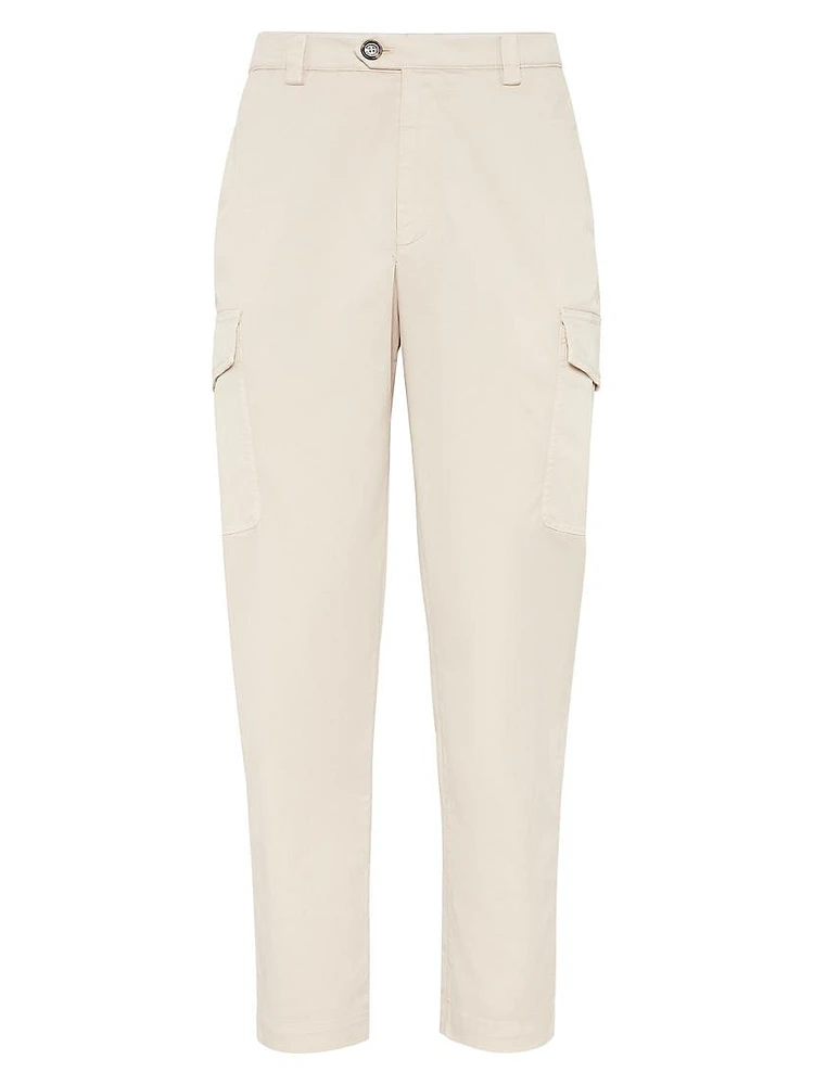 Garment Dyed Leisure Fit Trousers