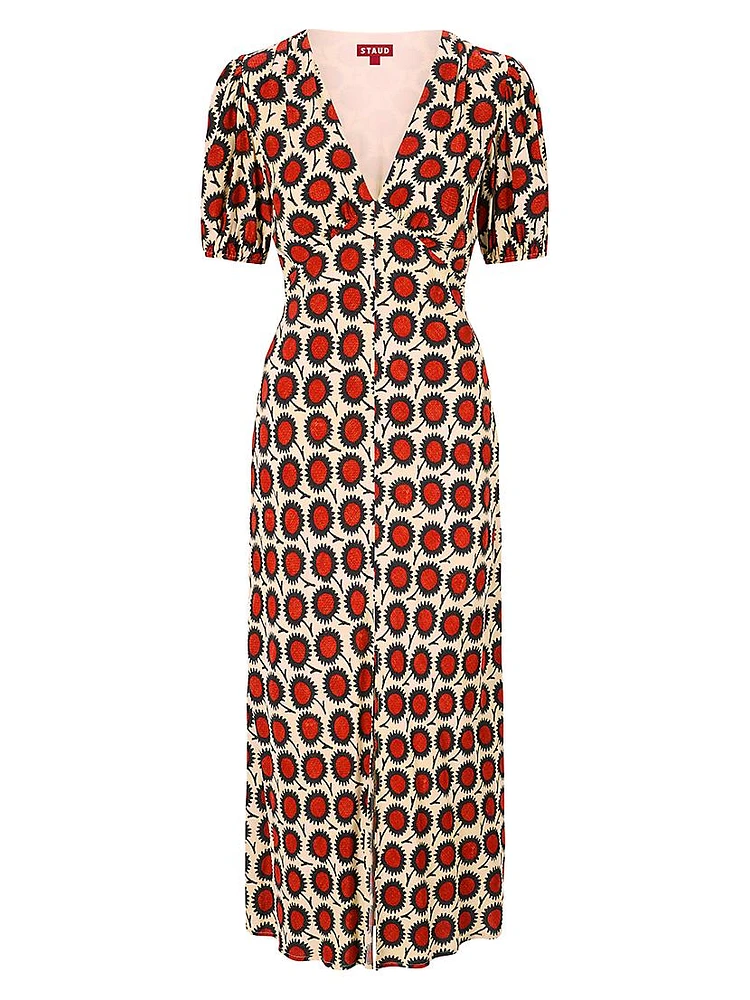 Voughn Printed Midi-Dress