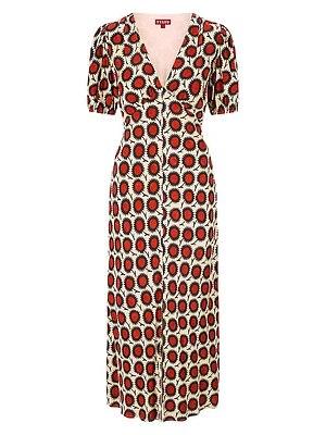 Voughn Printed Midi-Dress