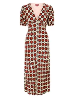 Voughn Printed Midi-Dress