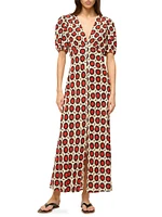 Voughn Printed Midi-Dress