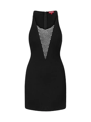 Juliette Plunging Beaded Minidress