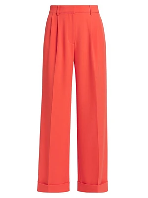 The Jolene Pleated Wide-Leg Pants