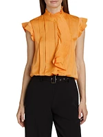 Chloe Silk Pleated Blouse