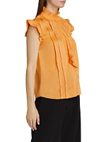 Chloe Silk Pleated Blouse