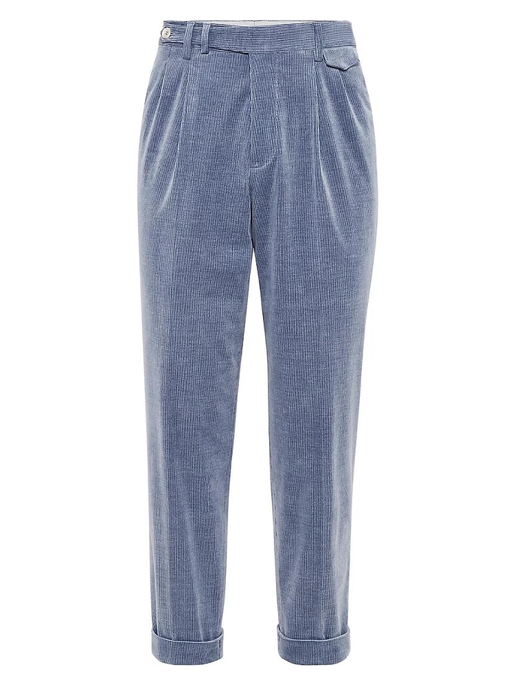 Comfort Cotton and Cashmere Trousers