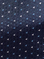 Bond St Geometric Silk Tie