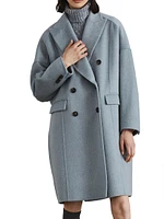 Hand Crafted Coat Cashmere Double Beaver Cloth