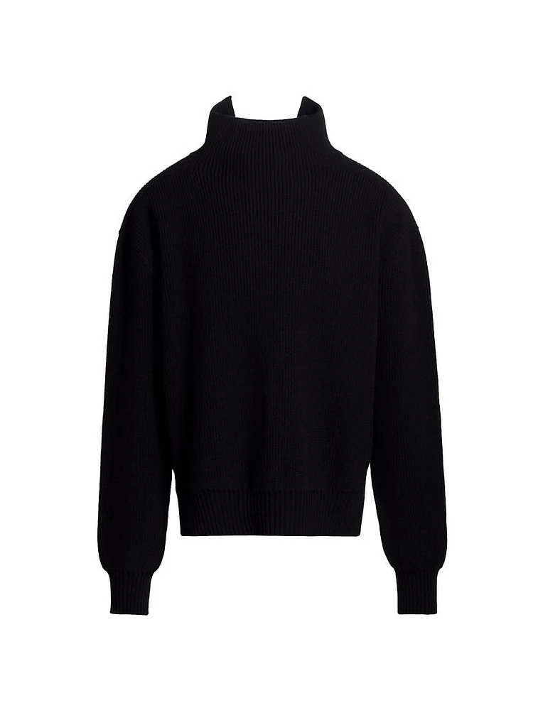 Ribbed Wool Sweater