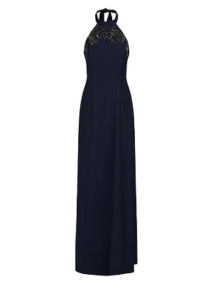 Josephina Column Halterneck Gown