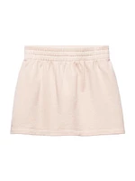 Cotton Fleece Miniskirt