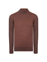 Cashmere and Silk Mockneck Sweater