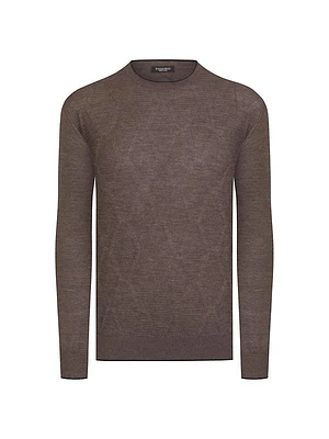 Cashmere and Silk Crewneck Sweater