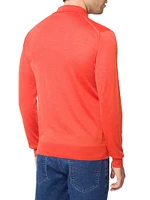 Cashmere and Silk Polo Sweater