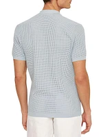 Roddy Waffle-Knit Polo Shirt