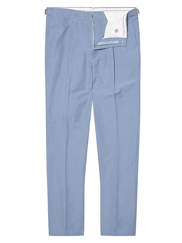 Carsyn Linen & Cotton-Blend Trousers