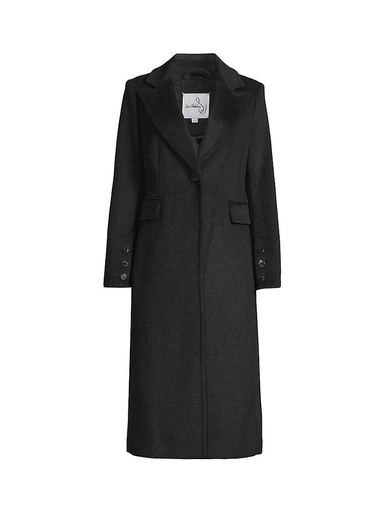 Reefer Wool-Blend Coat