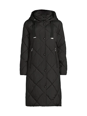 Hooded Maxi Puffer Coat