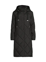 Hooded Maxi Puffer Coat