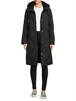 Hooded Maxi Puffer Coat