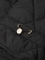 Quilted Funnel Neck Jacket