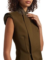 Structured Padded Shoulder Vest