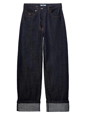 Wide, Selvedge Denim Jeans