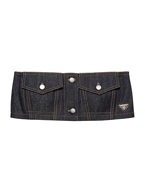 Crop Top Selvedge Denim