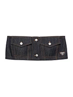 Crop Top Selvedge Denim