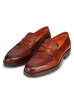 Rock Leather Penny Loafers