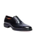 Easy Leather Cap Toe Dress Shoes