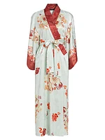 Imperial Dragon Satin Jacquard Robe