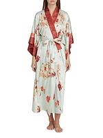 Imperial Dragon Satin Jacquard Robe