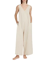 Onsen Cotton Belted Lounge Jumpsuit