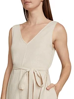 Onsen Cotton Belted Lounge Jumpsuit