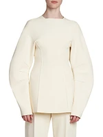 Seamed Longline Sweater