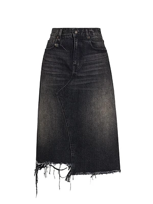 Jesse Denim Midi-Skirt