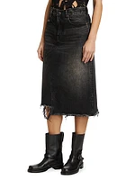 Jesse Denim Midi-Skirt