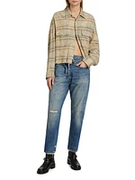 Plaid Cropped Workshirt