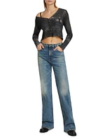 Jane High-Rise Boot-Cut Jeans