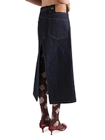 Flared Skirt Selvedge Denim