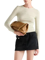 Cashmere and Silk Crew-Neck Sweater