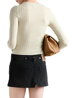 Cashmere and Silk Crew-Neck Sweater