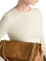 Cashmere and Silk Crew-Neck Sweater