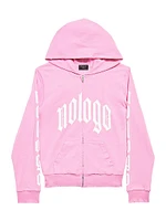 Nologo Zip-Up Hoodie Small Fit