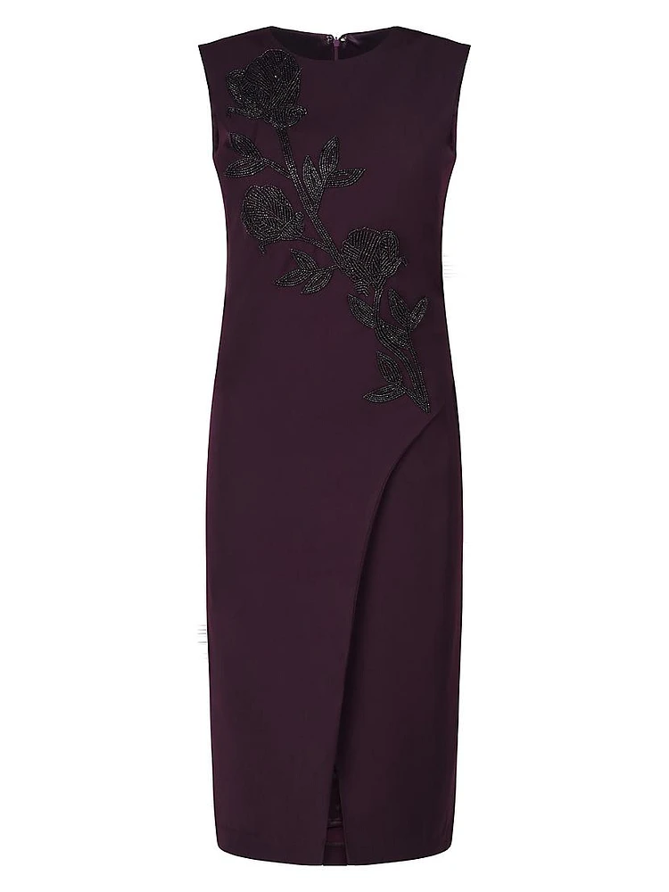 Ellery Embellished Sleeveless Midi-Dress