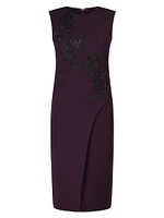 Ellery Embellished Sleeveless Midi-Dress