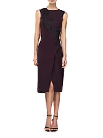 Ellery Embellished Sleeveless Midi-Dress