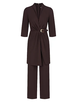 Florence Crepe Walk-Through Jumpsuit